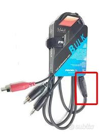 Proel BULK540LU18 Cavo stereo Y Jack - 2 x RCA