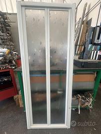 BOX DOCCIA A SOFFIETTO SATINATO