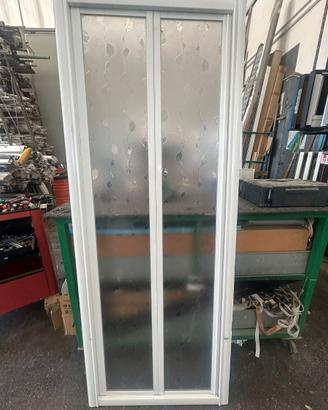BOX DOCCIA A SOFFIETTO SATINATO