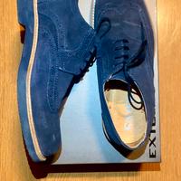 Scarpe camoscio jeans uomo