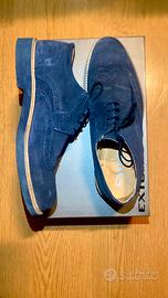 Scarpe camoscio jeans uomo