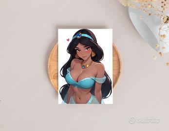 Princess Jasmine Sensual Wall Art Cozy Home Decor