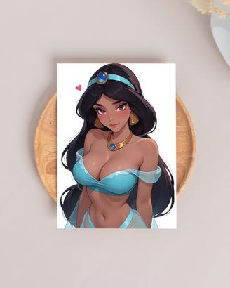 Princess Jasmine Sensual Wall Art Cozy Home Decor