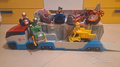 Camion e personaggi paw patrol