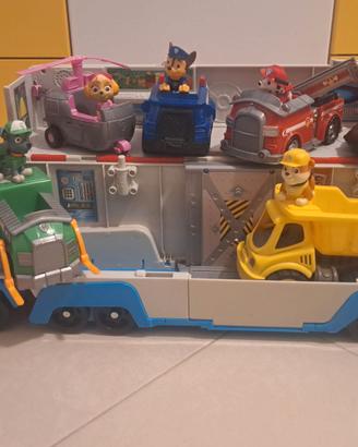 Camion e personaggi paw patrol