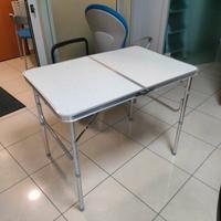 tavolino pieghevole da campeggio 