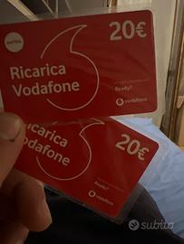Scambi0 2 ricariche da 20 vodofone