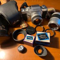 Fotocamera TOPCON RESuper + teleobb. + accessori