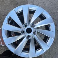 2 cerchi in lega per Skoda Octavia 2025 da 17