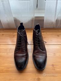 Stivaletti stringati pelle 45