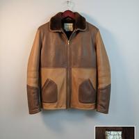 Giacca Vintage Fibok in Shearling e Pelle - Fatta 