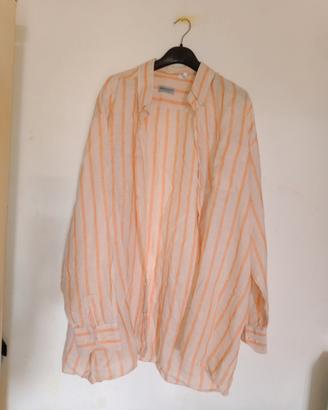 2 camicie lino nr 60  taglia forte 