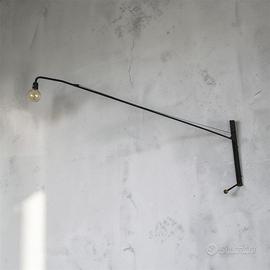 Lampada da parete orientabile braccio tipo Potence