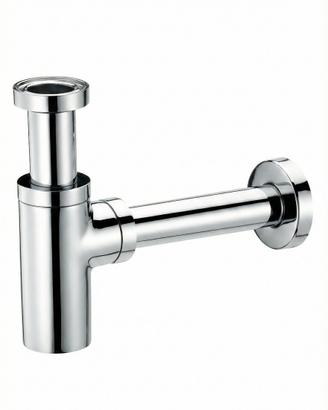 Sifone a Bottiglia Cromato per Lavabo Bagno