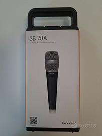 CONDENSER CARDIOID MICROPHONE SB 78A BEHRINGER