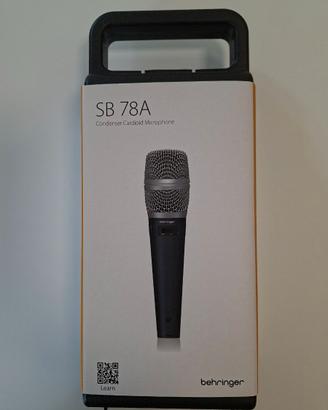 CONDENSER CARDIOID MICROPHONE SB 78A BEHRINGER
