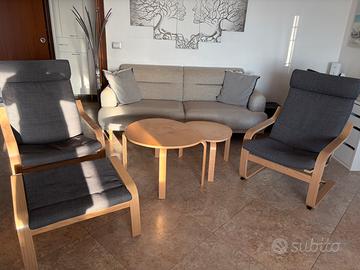 divano poltrone tavolini salotto