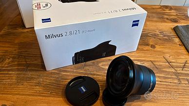 ZEISS Milvus 2.8/21 ZF.2 Mount (Near Mint)