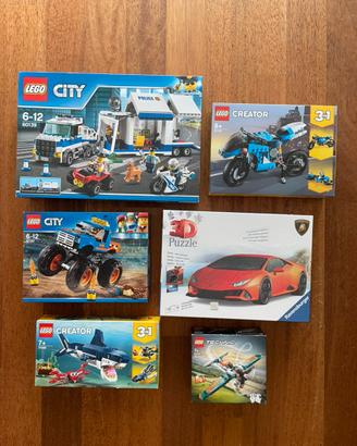 LEGO NUOVI technic, creator, city e ravensburger