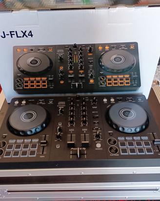 Consolle Pioneer DDJ-FLX4 con Flightcase NO PC