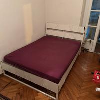 Letto matrimoniale Ikea con materasso