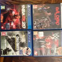 Giochi PS4 - NBA2K20, COD, W2K16, Evil Dead