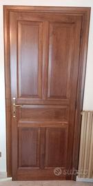 Porte da interno in noce tanganica massello