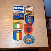 Patch/ toppe ricamate di viaggio