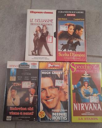 N. 5 CASSETTE " VHS " SIGILLATE