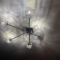 Lampadario luce led in metallo