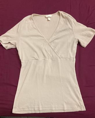 Maglietta allattamento rosa H&M