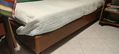 Letto singolo con contenitore