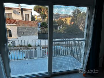 Vetrata scorrevole in PVC 240x210