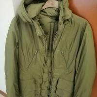 Giaccone piumino d'oca verde ADD tg 42 donna