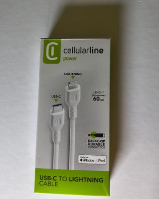 CELLULARLINE USB-C TO LIGHTNING CAVO 60 CM