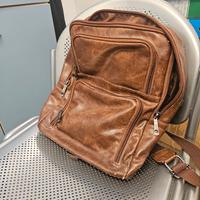 Zaino in pelle porta PC