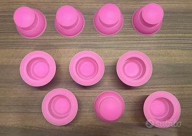 10 coppette in silicone Salus