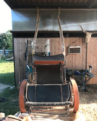 calesse originale completamente restaurato