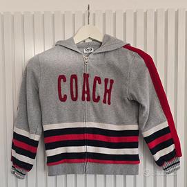 D&G Junior – Felpa con cappuccio "Coach" grigia 