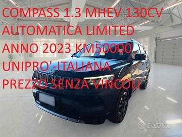 Jeep Compass 1.5 130 CV MHEV LIMITED **PREZZO REAL