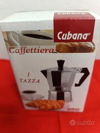 Caffettiera Moka Cubana  1 tazza nuova 