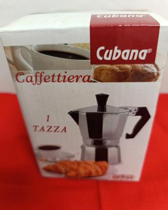 Caffettiera Moka Cubana  1 tazza nuova 