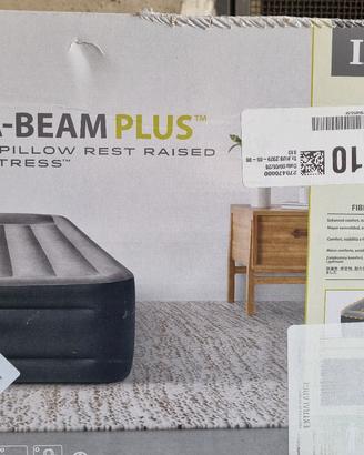 2 X MATERASSO GONFIABILE INTEX DURA-BEAM PLUS DELU