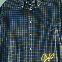 Camicia a quadri Oxer blu No-Stiro – XL