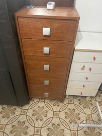 cassettiera 5 cassetti