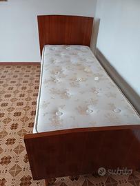 letto con rete piu materasso