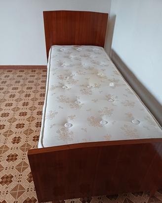 letto con rete piu materasso