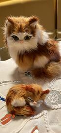 Da collezione gatto con gattino