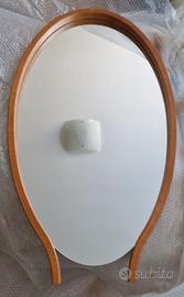 Specchio da parete della Calligaris in ciliegio