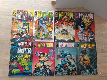 Lotto 8 fumetti Wolverine anno 1998